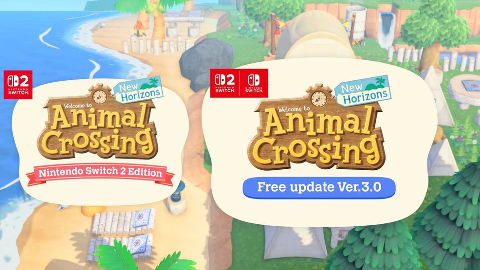 Animal Crossing: New Horizons gets free DLC and Switch 2 update
